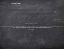 Tablet Screenshot of camphor.com